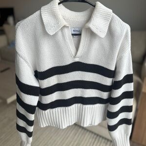 Pistola Striped V-Neck Sweater